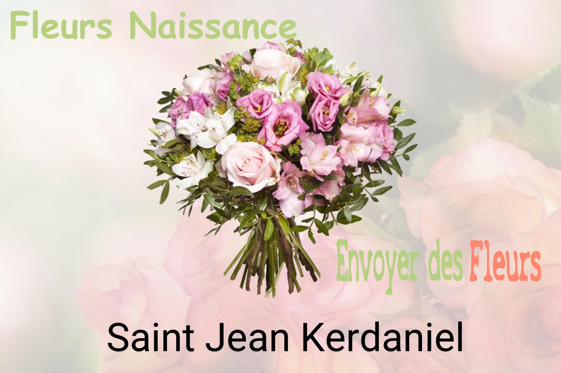 Bouquet de fleurs de naissance livré à Saint-Jean-Kerdaniel